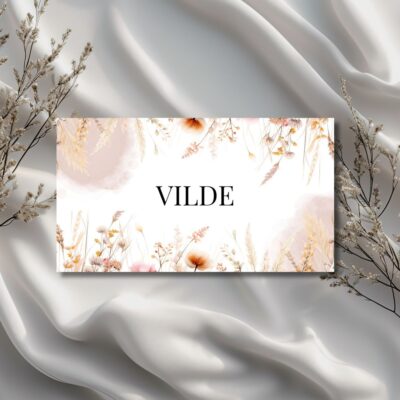 Vilde | Bordkort konfirmation