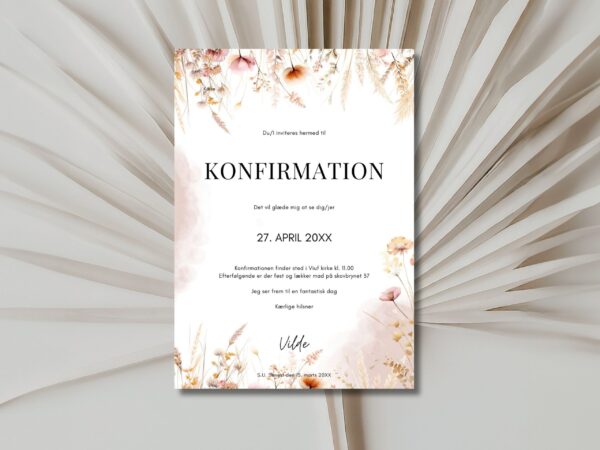 konfirmationsinvitation