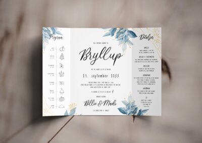 Billie | Bryllupsinvitation portfals