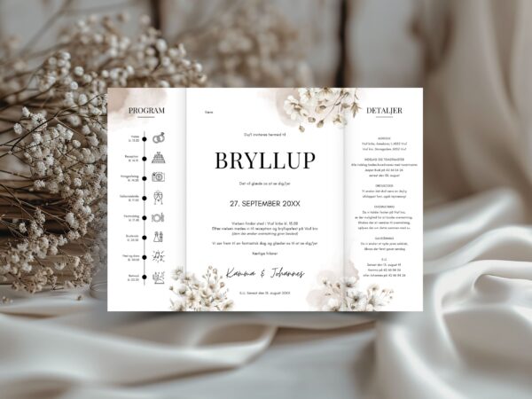 bryllupsinvitation