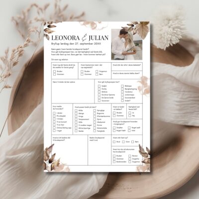 Leonora | Quiz til bryllup