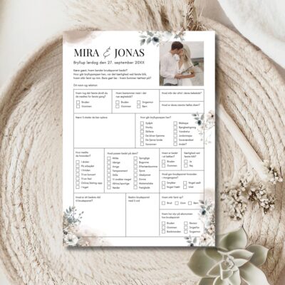 Mira | Quiz til bryllup