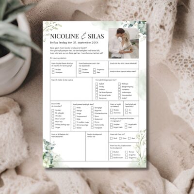 Nicoline | Quiz til bryllup