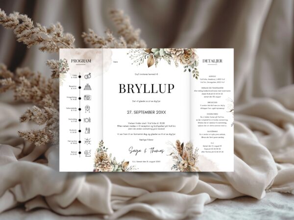 bryllupsinvitation