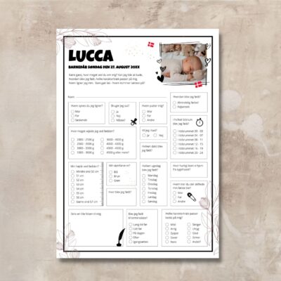 Lucca | Quiz til barnedåb