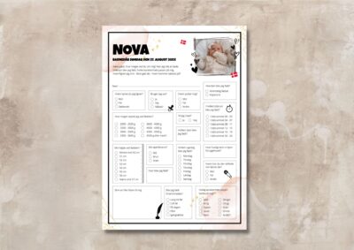 Nova | Quiz til barnedåb