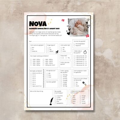 Nova | Quiz til barnedåb