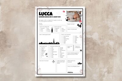 Lucca | Fremtidsquiz til barnedåb