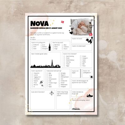 Nova | Fremtidsquiz til barnedåb