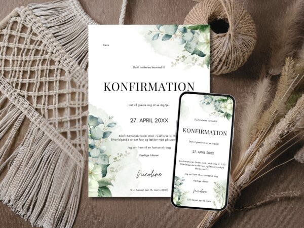 invitation konfirmation