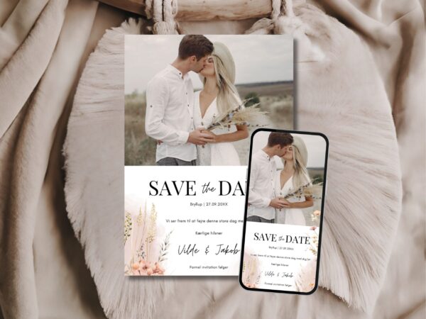 save the date bryllup