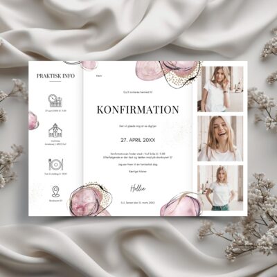 Hollie | Invitation konfirmation portfals
