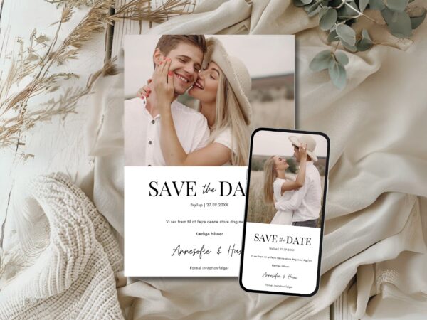 save the date bryllup
