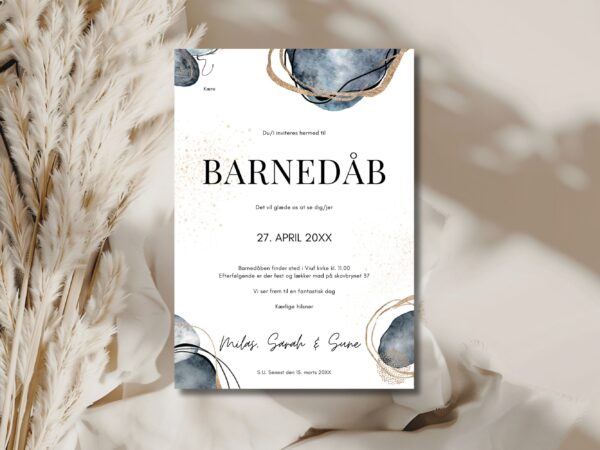 invitation barnedåb