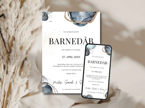 invitation barnedåb