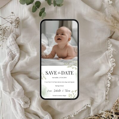 Noor | Save the date kort digital