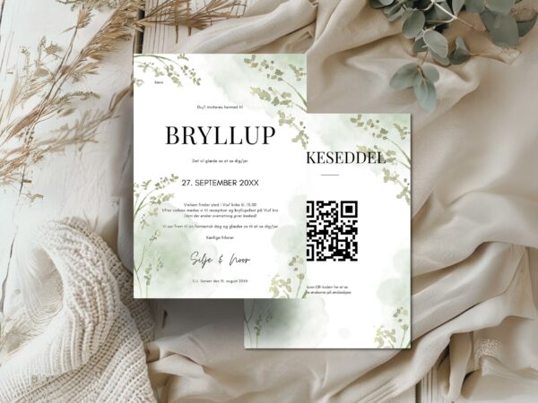 bryllupsinvitation
