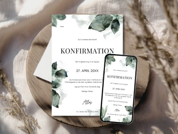 invitation konfirmation