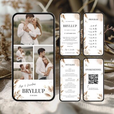 Aya | Digital invitation bryllup supreme