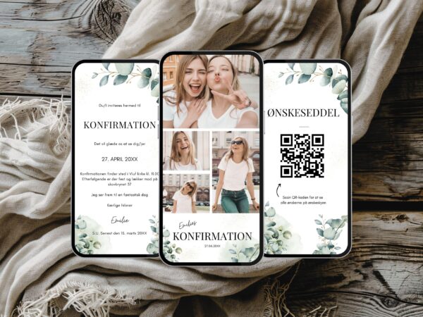 digital invitation konfirmation