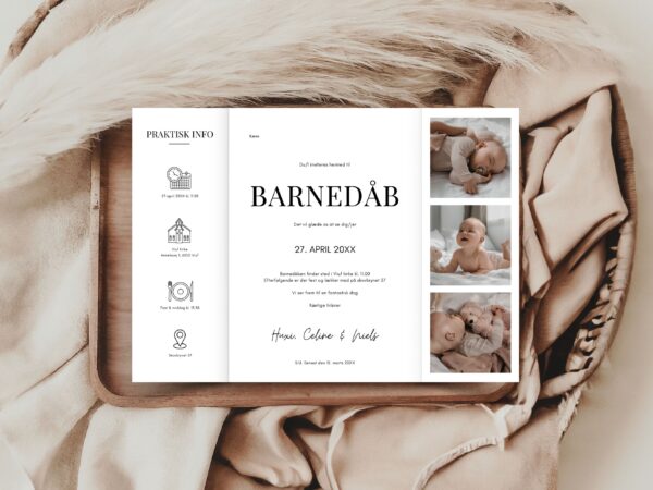 invitation barnedåb