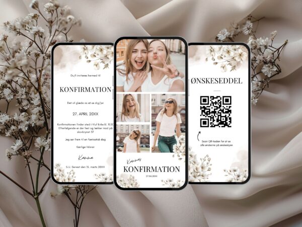 digital invitation konfirmation