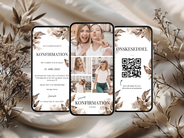 digital invitation konfirmation
