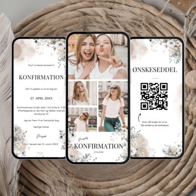 Mira | Digital invitation konfirmation lux