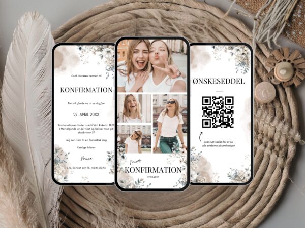 digital invitation konfirmation