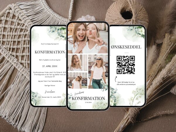 digital invitation konfirmation