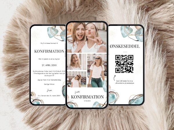 digital invitation konfirmation