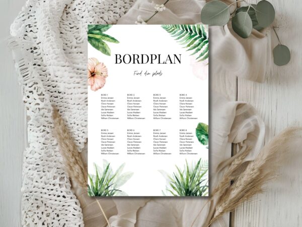 bordplan