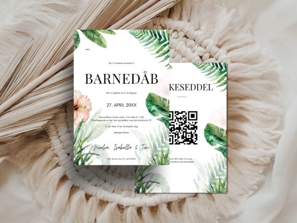 invitation barnedåb