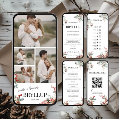 Noelle | Digital invitation bryllup supreme