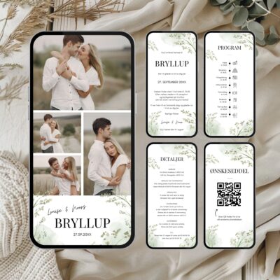 Noor | Digital invitation bryllup supreme