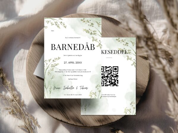 invitation barnedåb