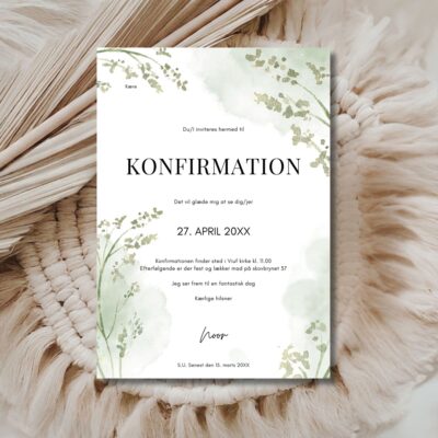 Noor | Konfirmationsinvitation