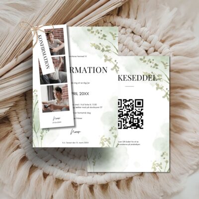 Noor | Konfirmationsinvitation delux