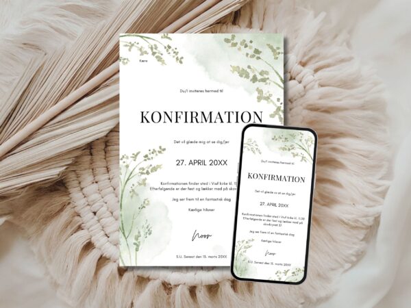 invitation konfirmation