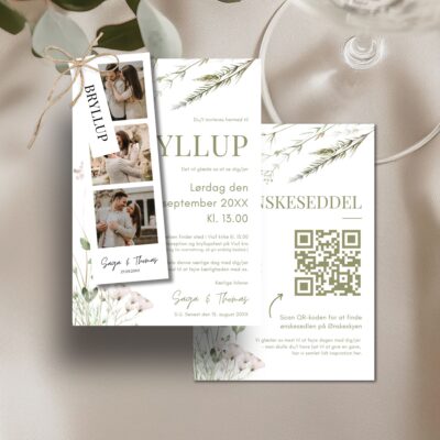 Saga | Invitation bryllup delux