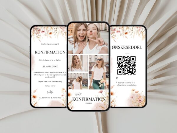 digital invitation konfirmation