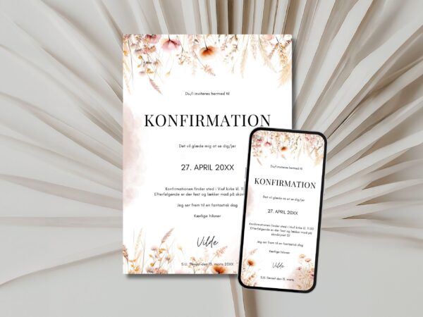 invitation konfirmation