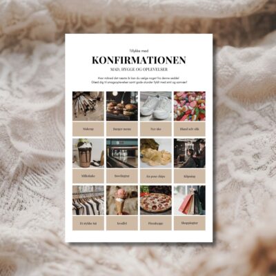 Gavekort | Konfirmation