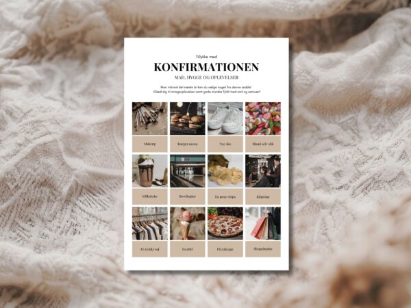 gavekort konfirmation