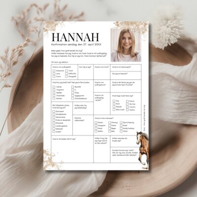 Hest | Quiz til konfirmation