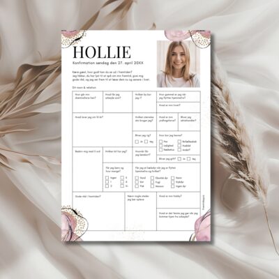 Hollie | Fremtidsquiz til konfirmation