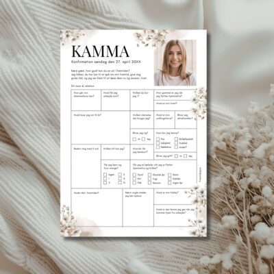 Kamma | Fremtidsquiz til konfirmation