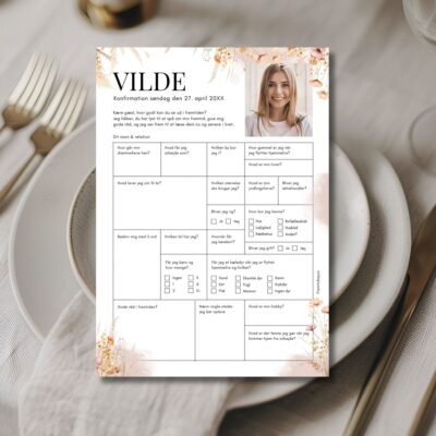 Vilde | Fremtidsquiz til konfirmation