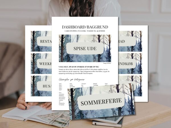 Blåløv | Cash stuffing baggrund