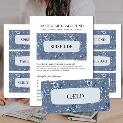 Blomsterglød | Cash stuffing baggrund